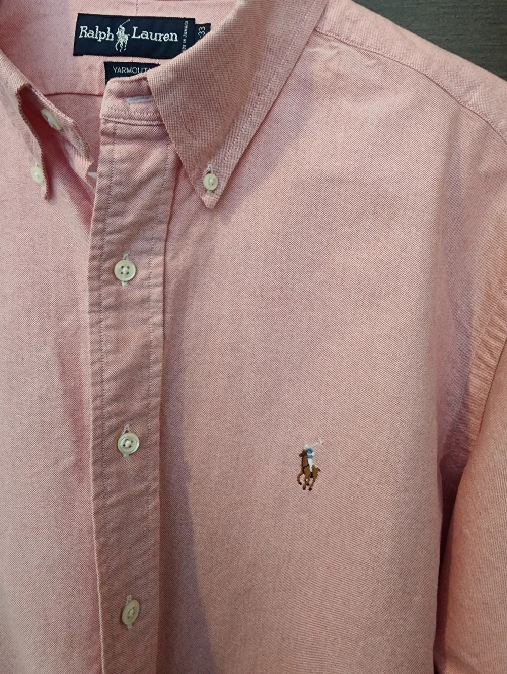 🐎Polo by Ralph Lauren Men's Button-Down YARMOUTH 100% Cotton. Y2K Preppycore⛳️ - Picture 8 of 12